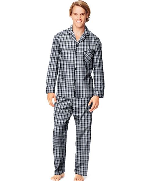 hanes men's pajama shorts|men's hanes classic pajama set.